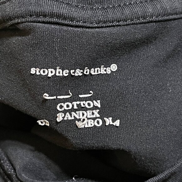 2 Christopher & Banks Tank Tops Black Green Size L Large Mock Neck - Picture 4 of 9